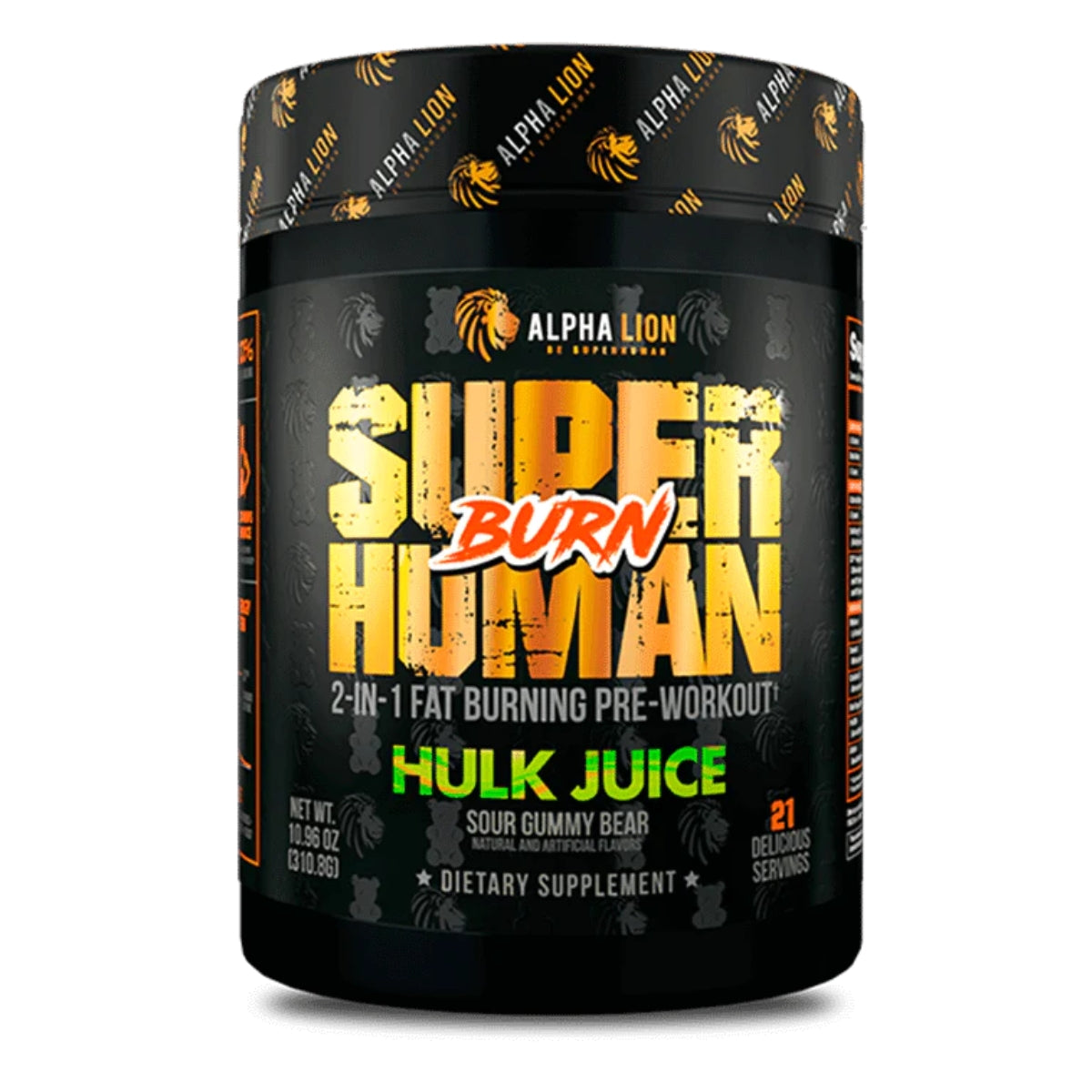 Alpha Lion Superhuman Burn 21 Servings - Hulk Juice