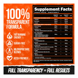 Alpha Lion Superhuman Burn Supplement Facts