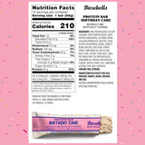 Barebells Protein Bars, Birthday Cake, Nutrition Facts