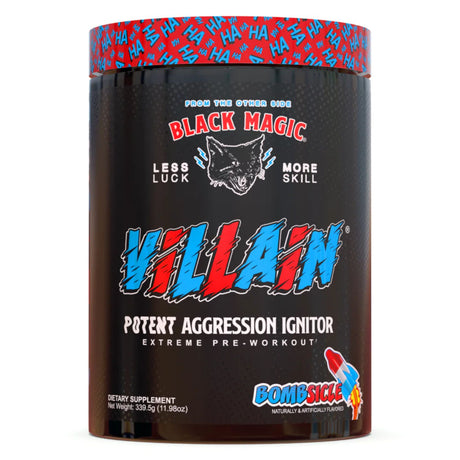 Black Magic Villain Pre-Workout, 25 Servings - Bombsicle