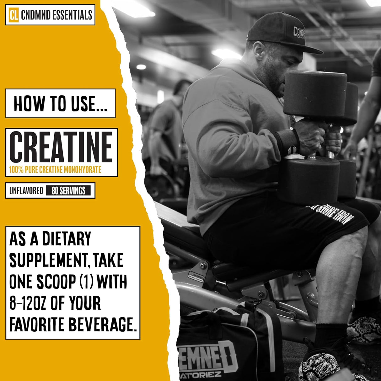 How to Use Condemned Labz Creatine Monohydrate