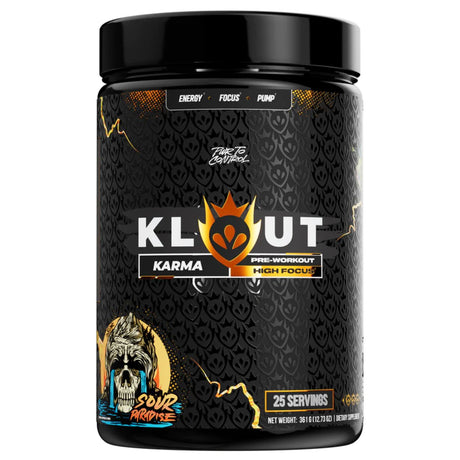 Klout Karma Pre Workout, Sour Paradise, 20 Servings