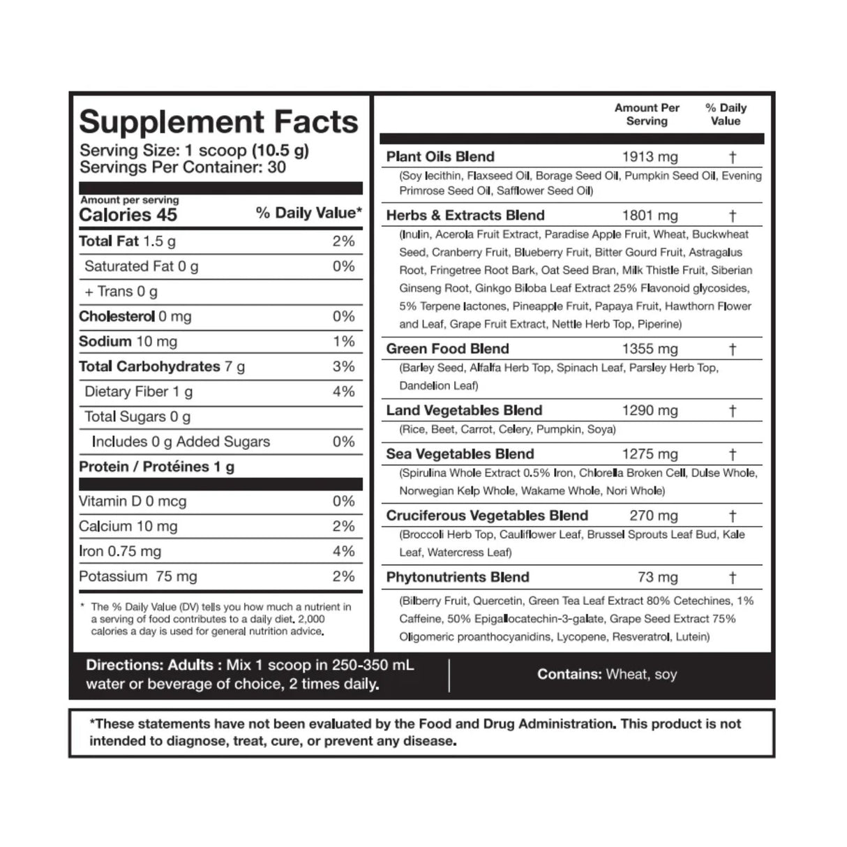 Magnum Nutraceuticals Nektr, Peach Burst, Supplement Facts 