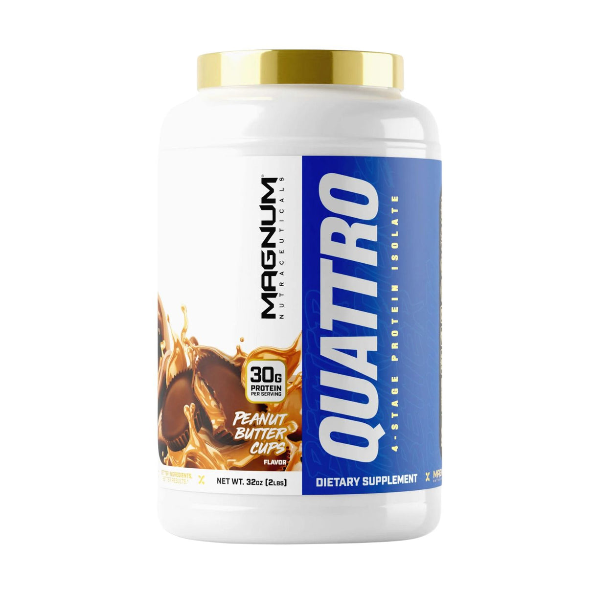 Magnum Nutraceuticals Quattro 2Lbs Peanut Butter Cups