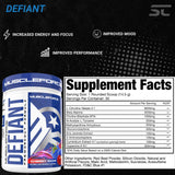 MuscleForce X3 Stack - Defiant Supplement Facts