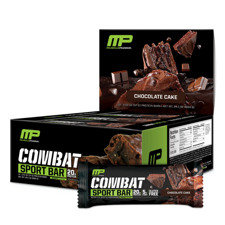 MusclePharm Combat Sports Bar, Chocolate Cake