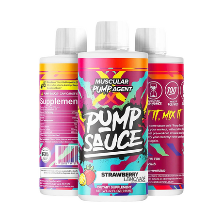 Pump Sauce Stim-Free Pre-Workout, 32 Servings, Strawberry Lemonade