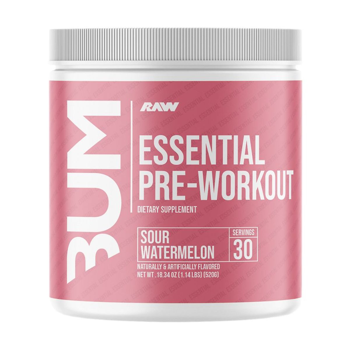 RAW Nutrition CBUM Essential Pre-Workout 30 Servings - Sour Watermelon