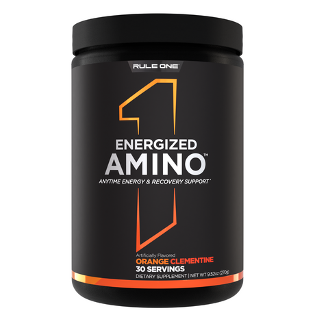 Rule 1 Energized Amino, Orange Clementine, 30 Servings