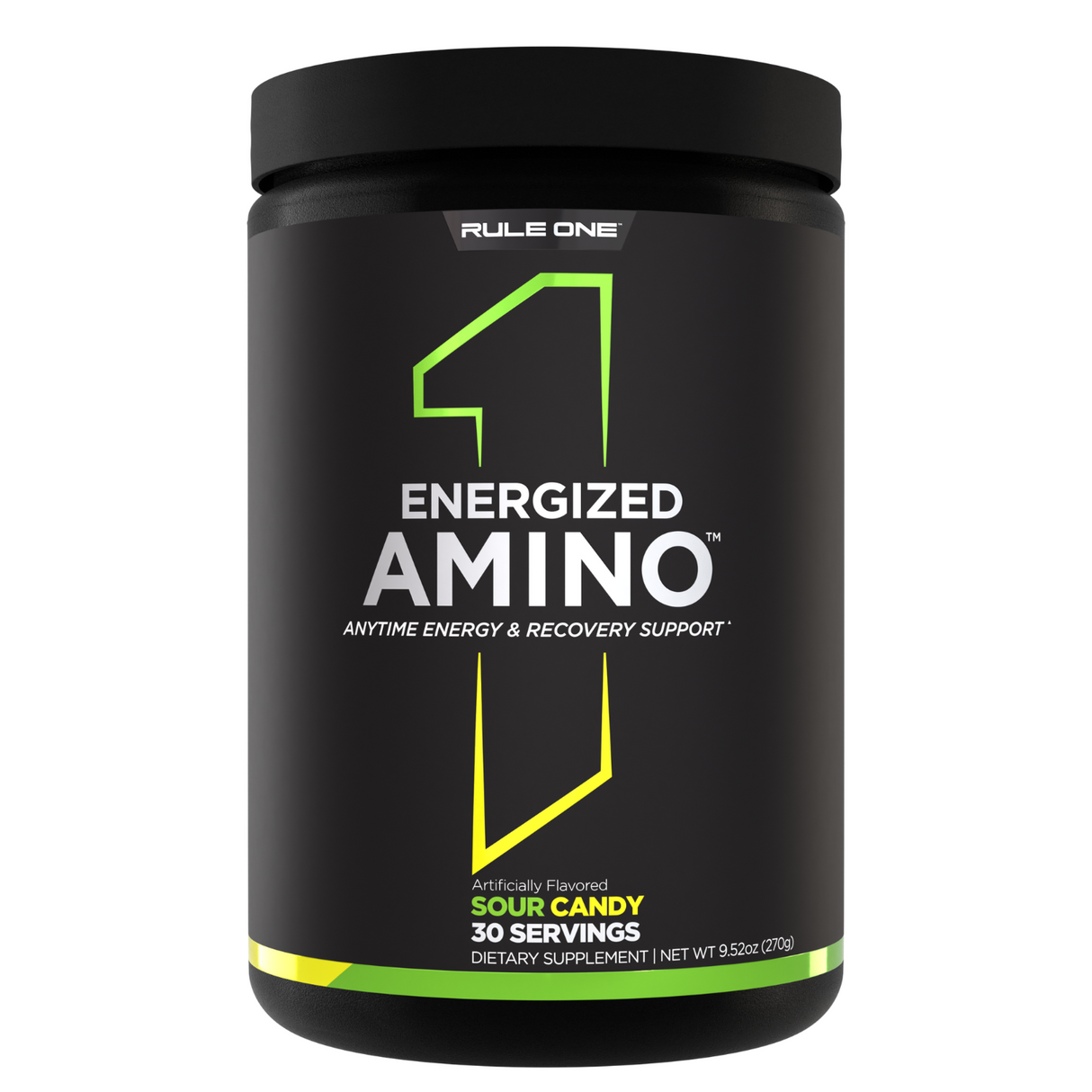 Rule 1 Energized Amino, Sour Candy, 30 Servings