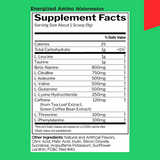 Rule 1 Energized Amino, Watermelon, Supplement Facts