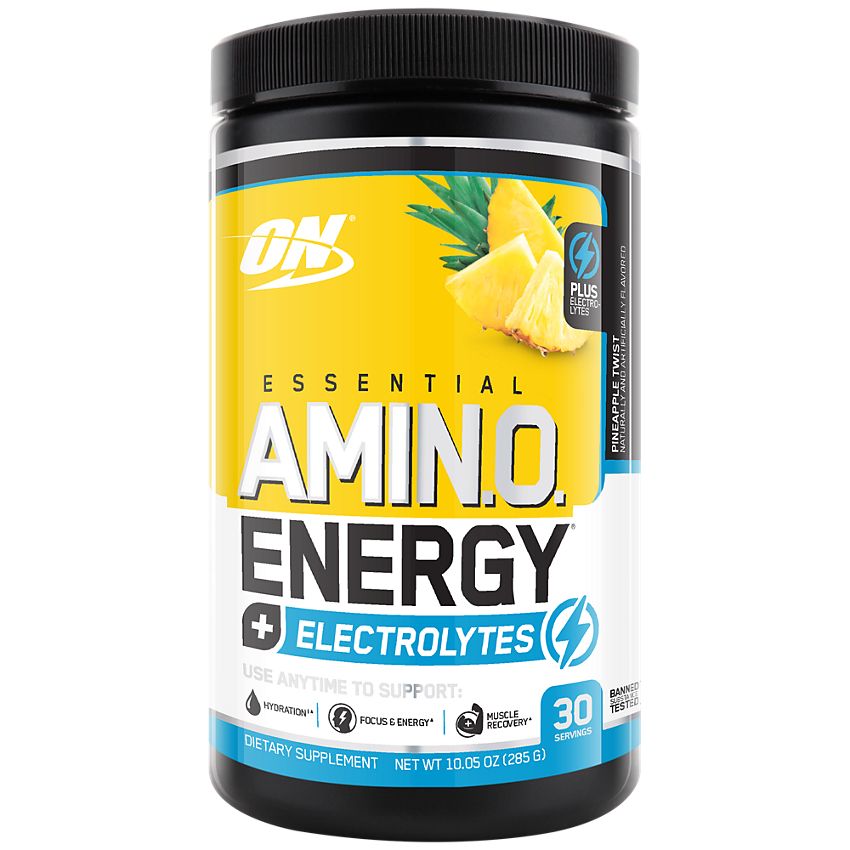 Optimum Nutrition Amino Energy + Electrolytes - Pineapple Twist - 30 Servings