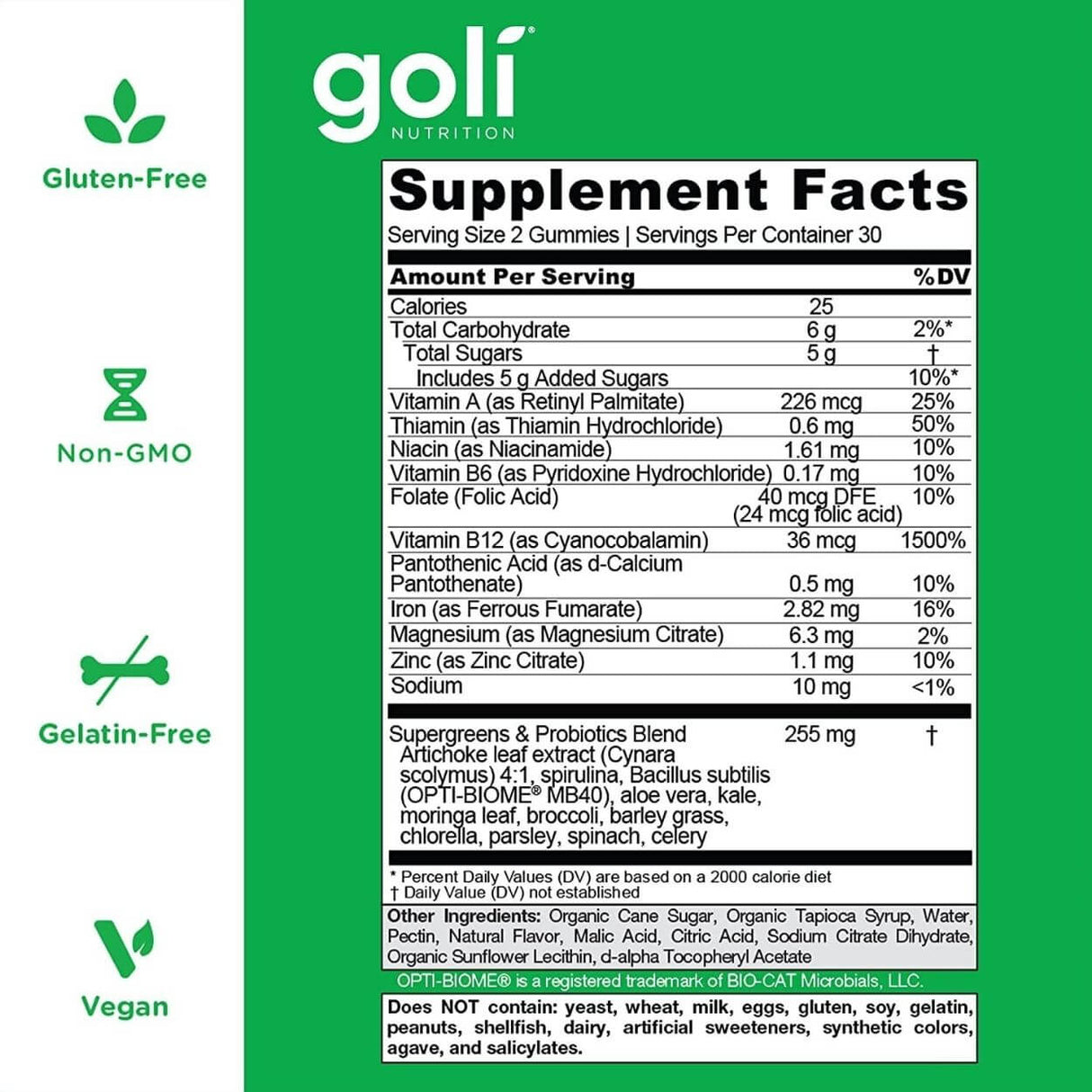 Goli Supegreens Gummies