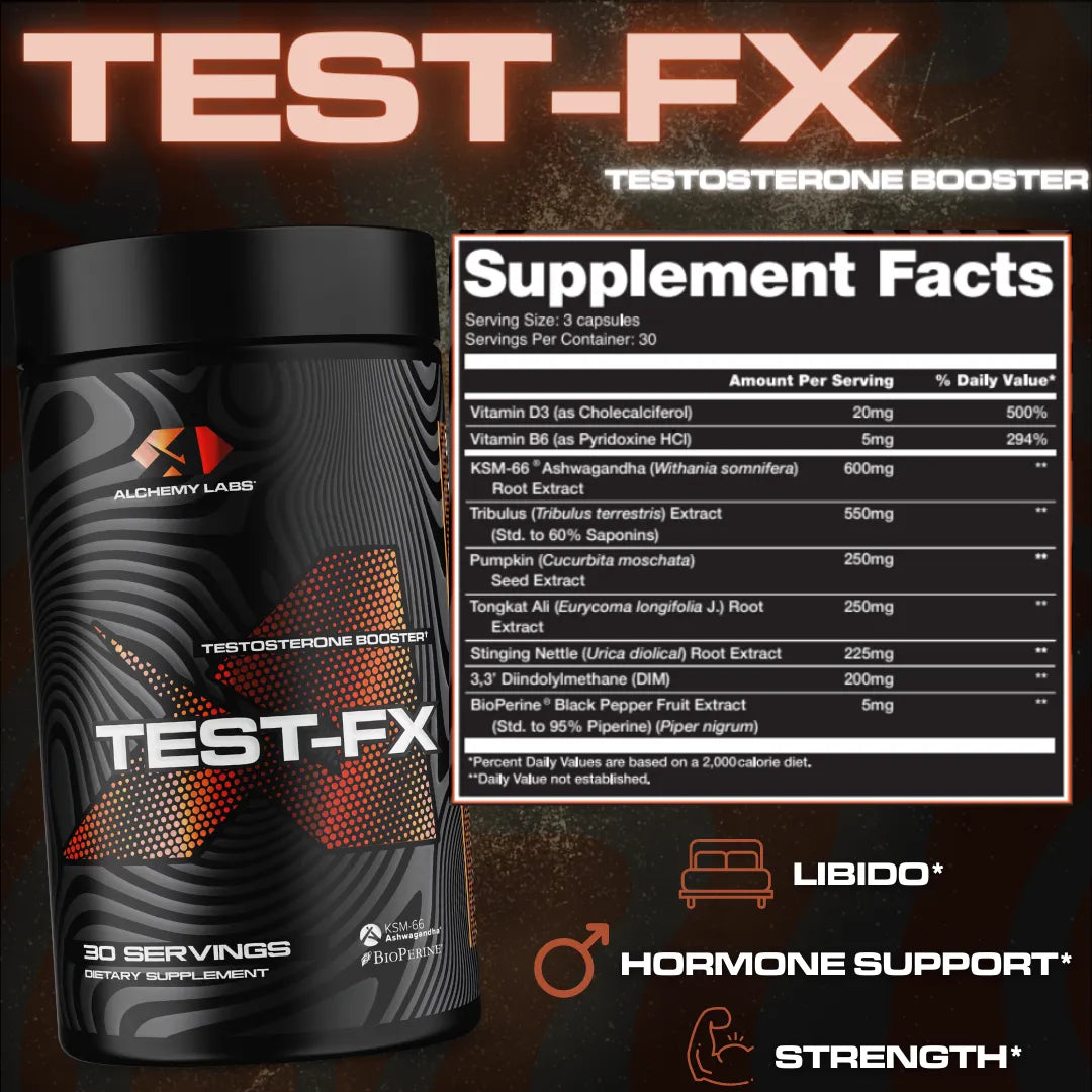 Alchemy Labs Test-FX Supplement Facts