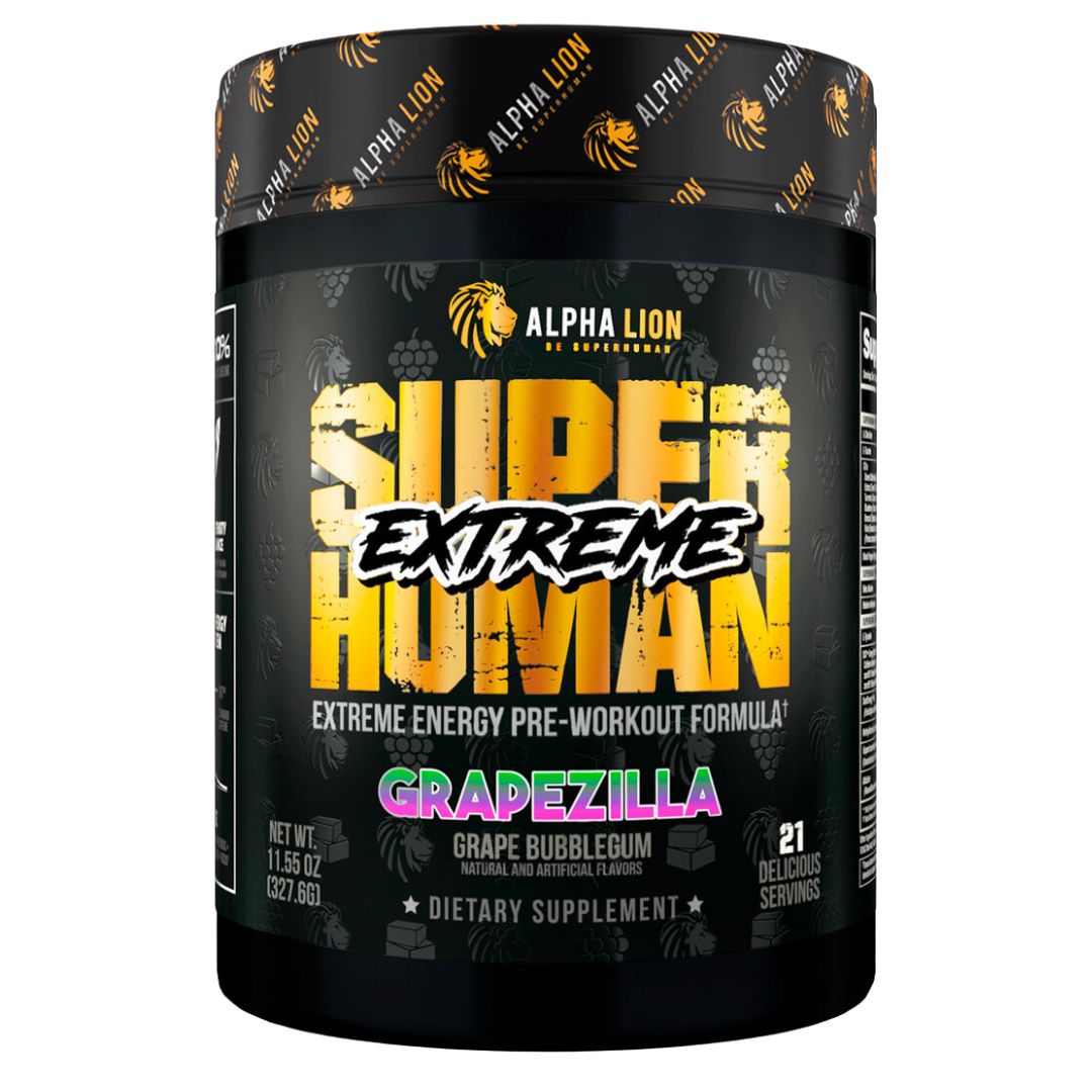 Alpha Lion Superhuman Extreme Pre-Workout - Grapezilla, 21 Servings