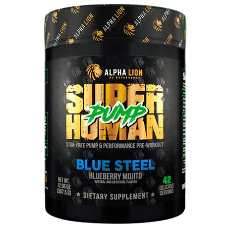 Alpha Lion Superhuman Pump, 42 Servings - Blue Steel