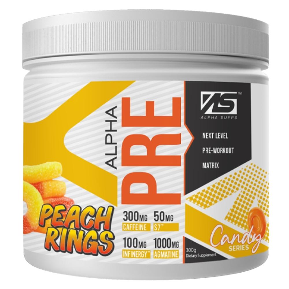 Alpha Supps Alpha Pre Peach Rings