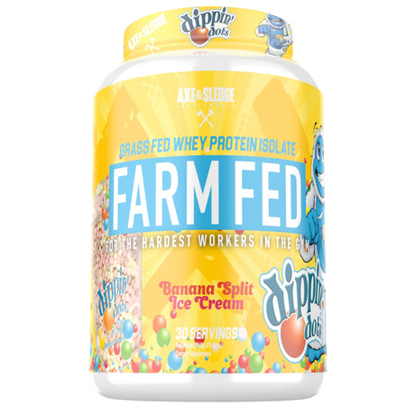 Axe & Sledge Farm Fed 30 Servings -  Dippin Dots Banana Split