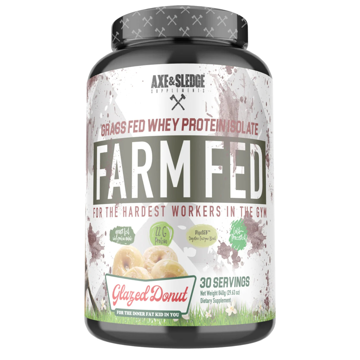 Axe & Sledge Farm Fed 30 Servings - Glazed Donuts