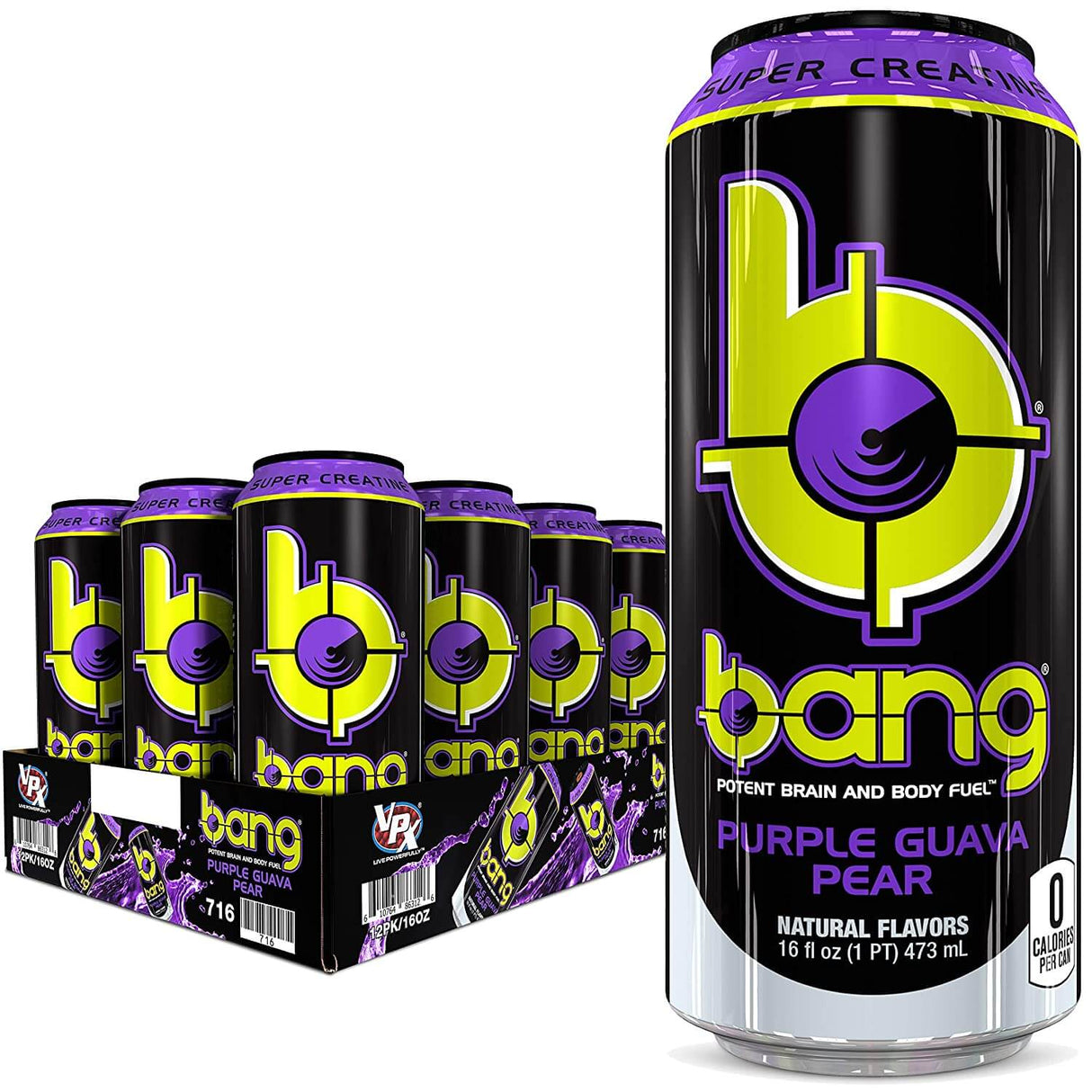 Bang Purple Guava Pear Energy Drink