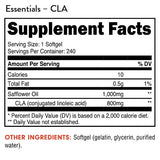 Bucked Up CLA Supplement Facts