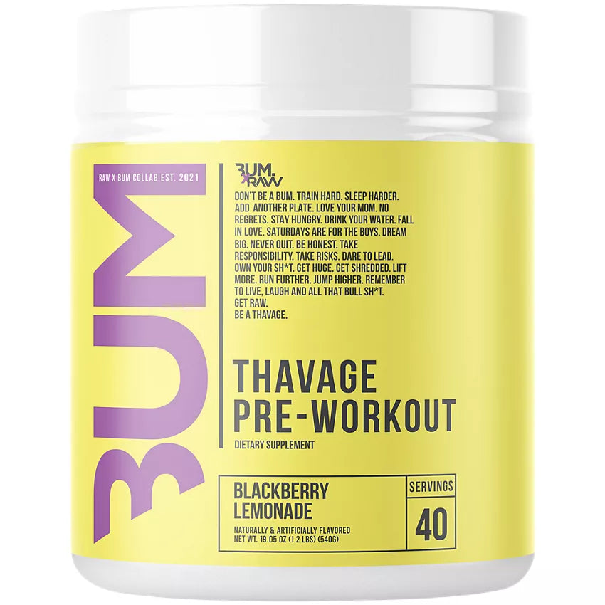 CBUM Series Thavage Pre-Workout - Blackberry Lemonade - 40 Servings