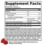 Goli Apple Cider Vinegar Gummies Supplement Facts