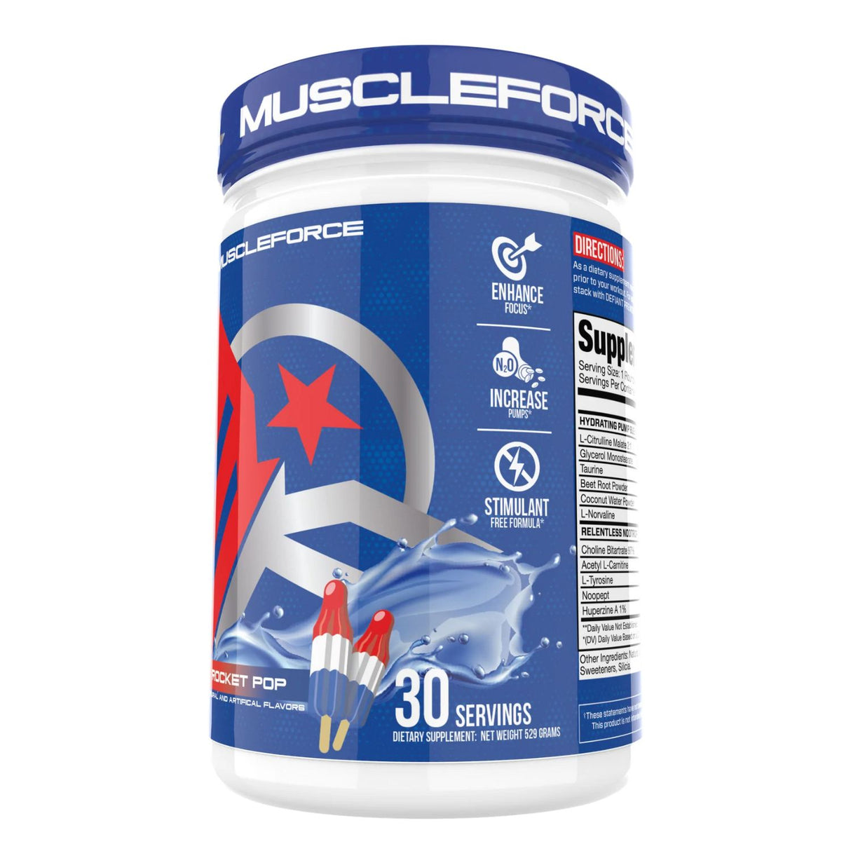 MuscleForce Obedient - Rocket Pop, 30 Servings