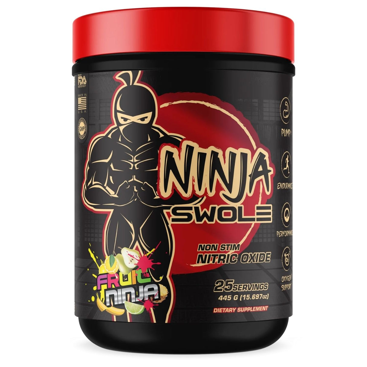 Ninja Swole Non Stim Pre Workout, Fruit Ninja