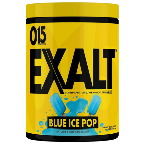 O15 Nutrition Exalt Pre Workout - Blue Ice Pop