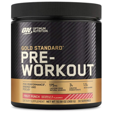 Optimum Nutrition Gold Standard Pre-Workout - Fruit Punch, 30 Servings