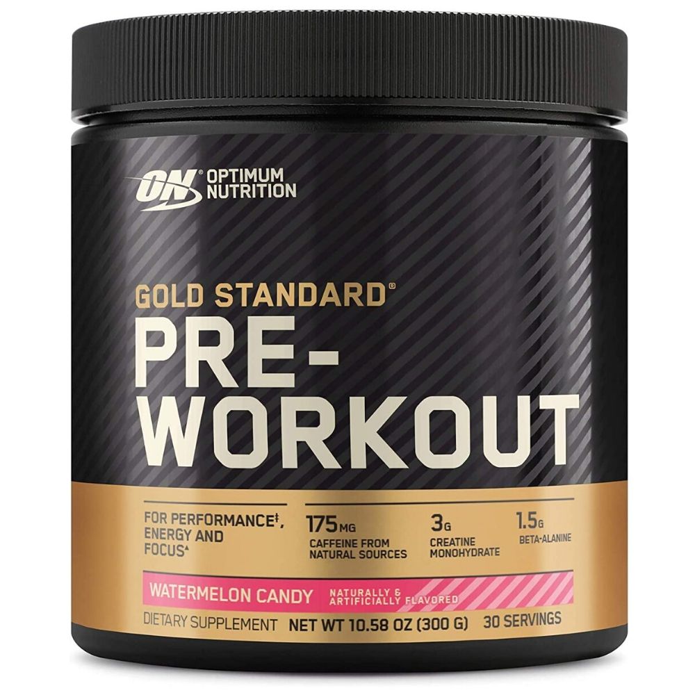 Optimum Nutrition Gold Standard Pre-Workout Watermelon Candy, 30 Servings