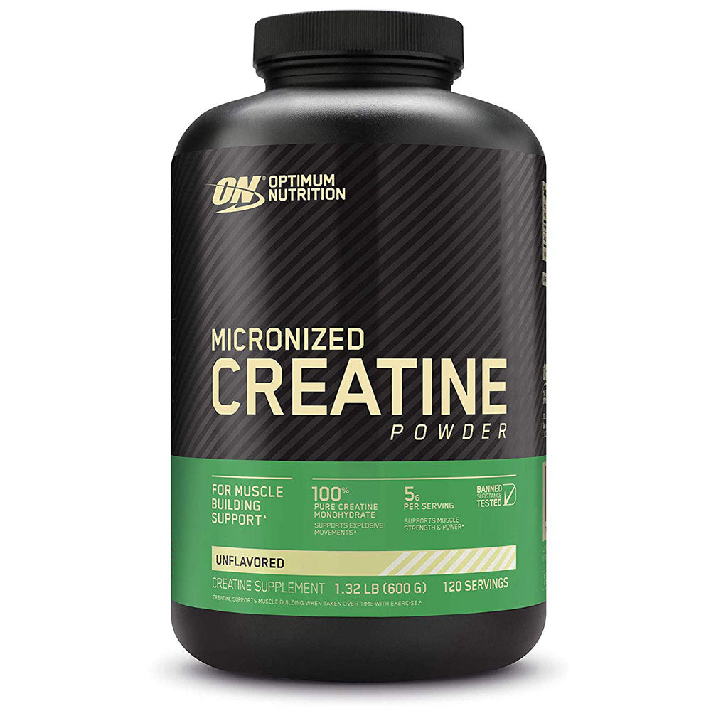 Optimum Nutrition Micronized Creatine Monohydrate Powder New 2019 PackagingOptimum Nutrition Micronized Creatine Monohydrate Powder, 120 Servings