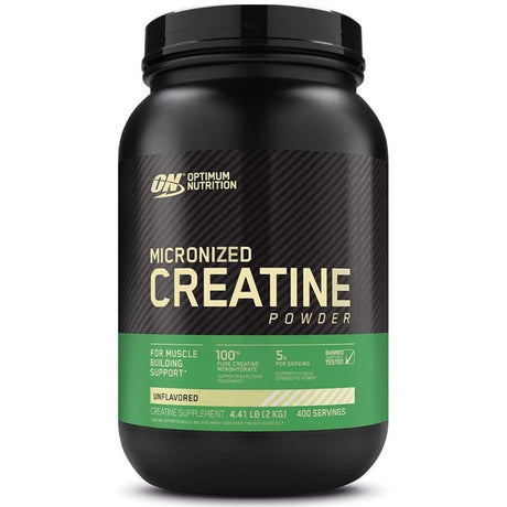 ON Unflavored Creatine Monohydrate Powder, 400 Servings