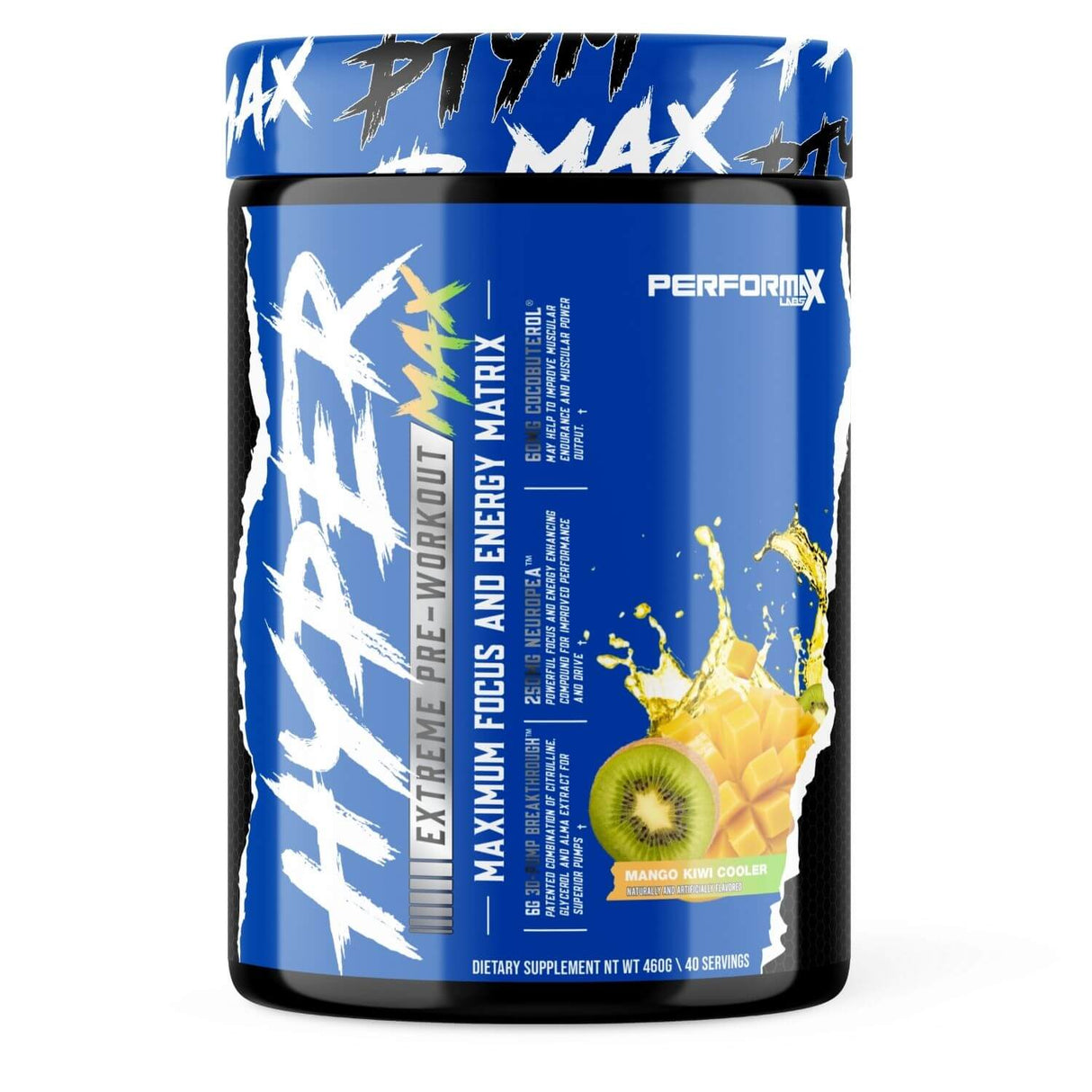 Performax Labs HyperMax Pre-Workout, Mango Kiwi Cooler