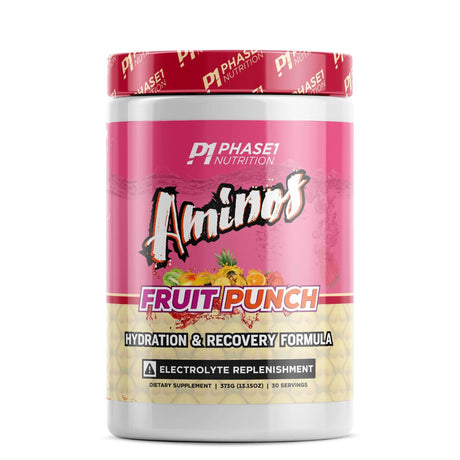 Phase One Aminos - Fruit Punch, 25 Servings