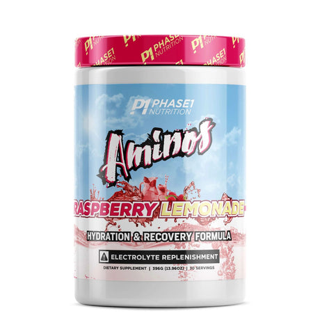 Phase One Aminos - Raspberry Lemonade, 25 Servings