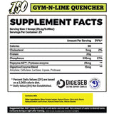 Phase One ISO - Clear Whey Protein Isolate, Lime Quencher Supplement Facts