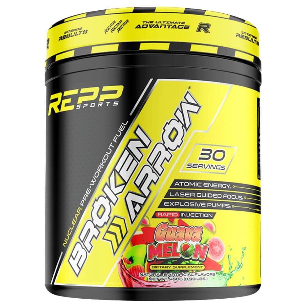 REPP Sports Broken Arrow Nuclear Pre Workout Fuel, 30 Servings - Guava Melon