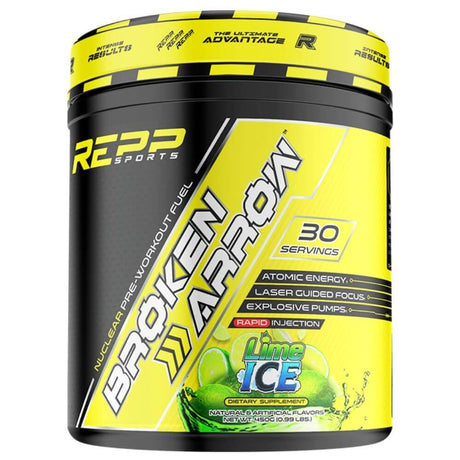 Broken Arrow Nuclear Pre Workout Fuel, 30 Servings - Lime Ice